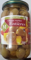 Olives vertes entières