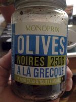 Olives noires à la grecque