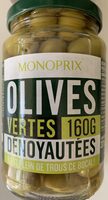 Olives vertes dénoyautées