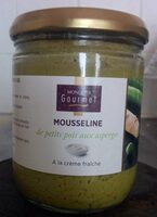 Mousseline de petits pois aux asperges