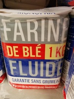 Farine de blé fluide