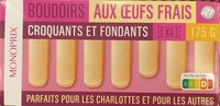 Boudoirs aux oeufs frais, croquants et fondants