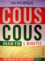Couscous grain fin 5 minutes
