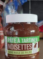 Pâte à tartiner noisettes sans huile de palme