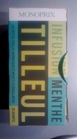 Infusion menthe tilleul