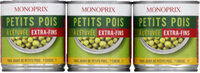 Petits pois à l'étuvée extra-fins