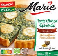 Tarte Chèvre Epinards Pur Beurre