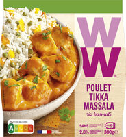 Poulet Tikka Massala et riz basmati