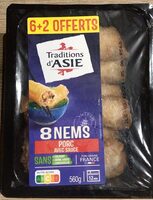 Nems au porc avec sauce
