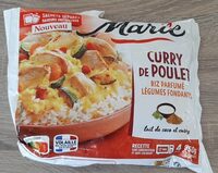 Curry de Poulet riz parfumé légumes fondants