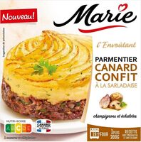 Parmentier canard confit a la sarladaise