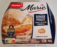 Burger "Poulet de Loué-Emmental"