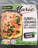 Curry de légumes lait de coco