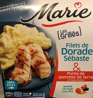 Filets de Dorade Sebaste & Purée de pommes de terre à l'huile d'olive