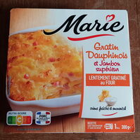 Gratin Dauphinois et Jambon supérieur lentement gratiné au four