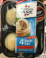 Pains briochés farcies - Porc & coriandre