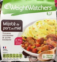 Mijoté de porc au miel Tomates concassées & purée fondante (2,7% MG)