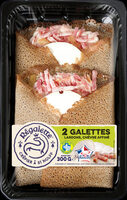 Galettes de blé noir chèvre lardons