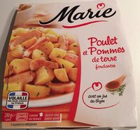 Poulet et pommes de terre fondantes