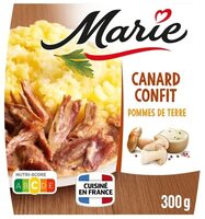 Canard confit & écrasé de Pommes de terre