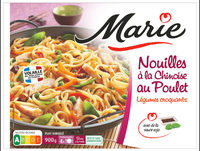 Nouilles à la Chinoise au Poulet, légumes croquants
