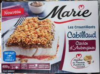 Les Croustillants Cabillaud Caviar d'Aubergines