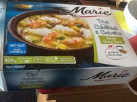 Duo cabillaud et crevettes