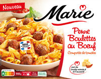 Penne Boulettes de Boeuf