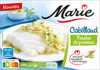 Cabillaud fondue poireaux