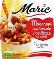 Macaroni sauce tomate Boulettes de viande