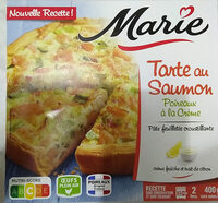 Tarte au Saumon, Poireaux à la crème