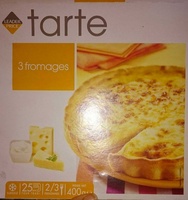 Tarte 3 fromages