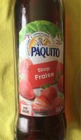 Paquito sirop Fraise