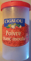 Poivre blanc moulu