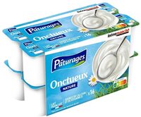 Onctueux yaourt brasse nature 16x125g