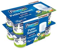 Petits suisses nature 9,4% 12x60g