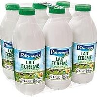 Lait uht ecreme bt pack 6x1l