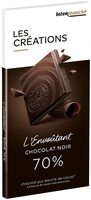 Tablette dégustation chocolat noir min 70% - 100g