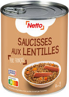 Saucisses Aux Lentilles 840g