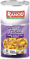 Paella Volaille Fruits de mer Chorizo 1000g
