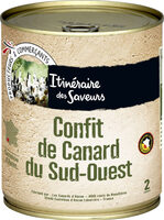 Confit de canard du sud-ouest 2 cuisses 765g