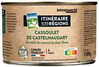 Cassoulet au confit de canard du sud-ouest 4 parts 1580g