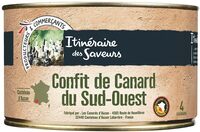 Confit de canard du sud-ouest 4/5 cuisses 1350g