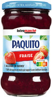 CONFITURE EXTRA de fraises ALLEGEE 50% fruits