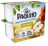 COUPELLES Purée de fruits Pommes bananes SSA - 4 x 100 g