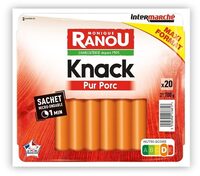 Knacks porc x20 700g