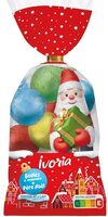 Sachet Père Noël sous alu + boules - 125g