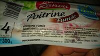 POITRINE FUMEE 4T 300G RANOU - Massif TRAD
