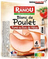 Blanc de poulet sup fume 4t 120g
