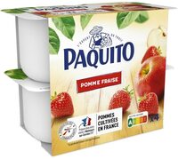 Dessert de fruits pomme fraise 4x100g